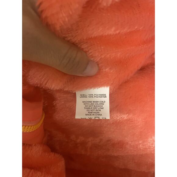 Han Ton Vest Womens Size Large Orange Hiking Puffer Sleeveless New Full Zip - Picture 6 of 12